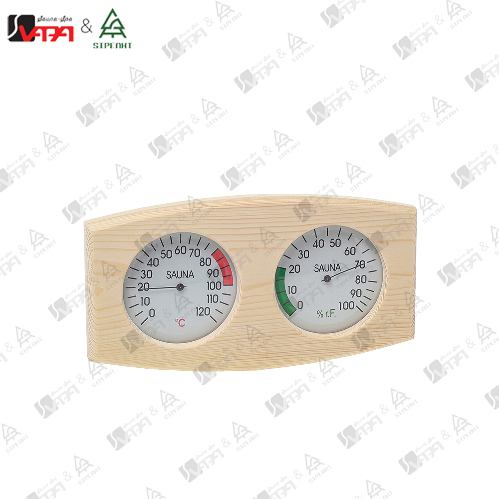 pine sauna thermometer