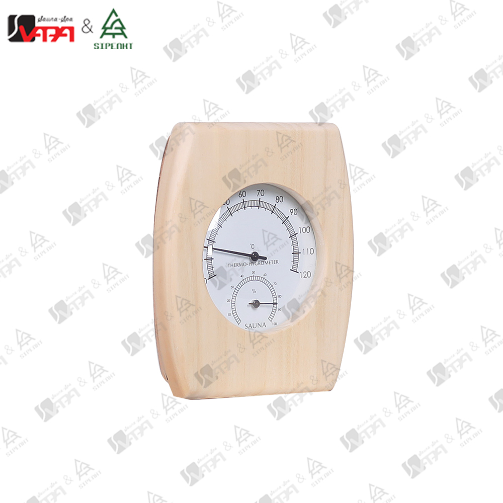 pine hygrometer for sauna room