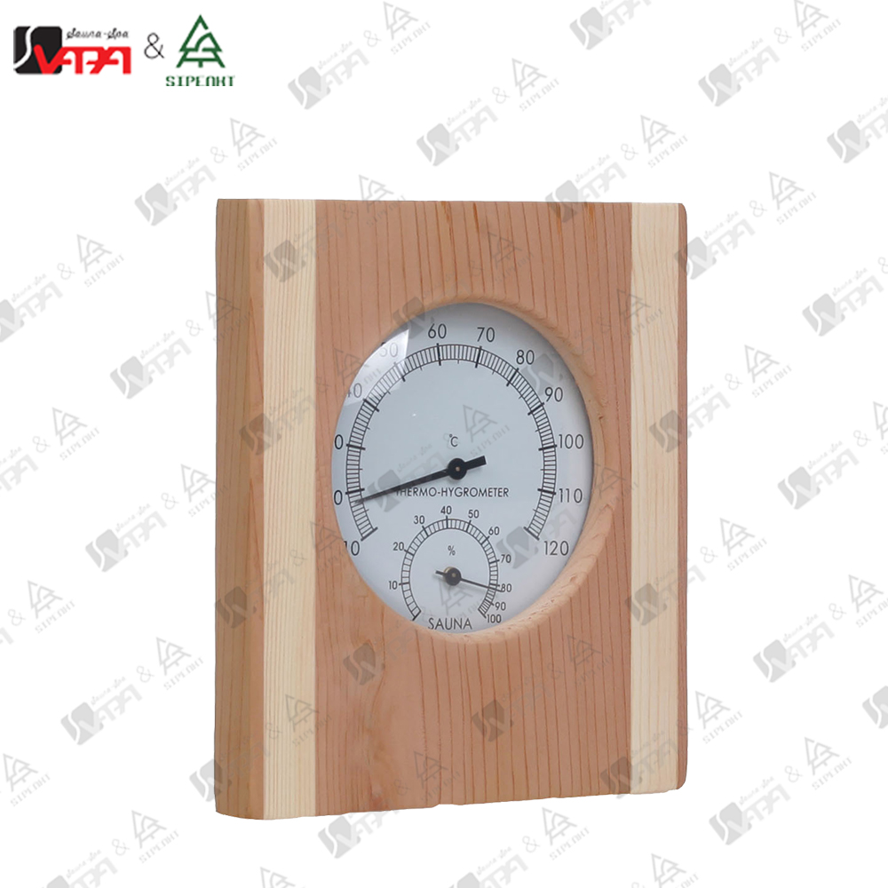 pine sauna hygrometer